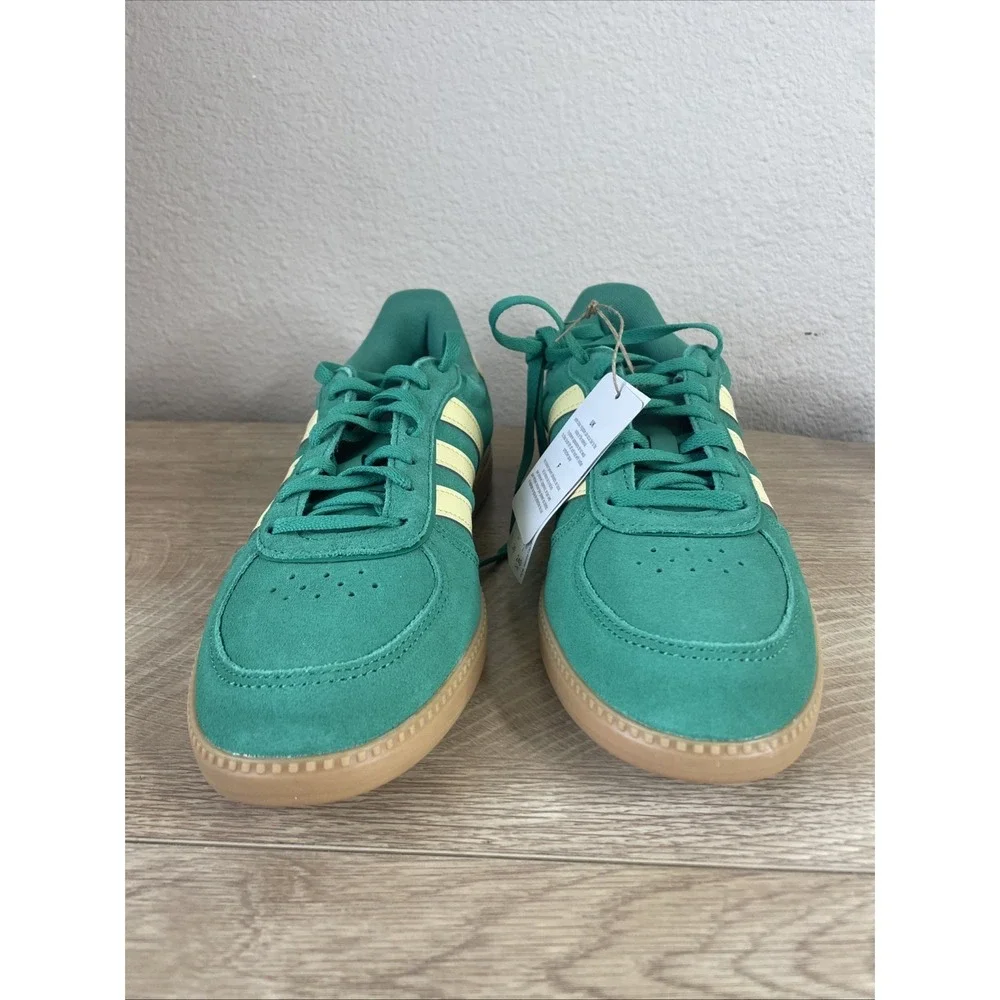 Adidas Breaknet Sleek JS5035 Sneaker Womens US 7.5 Green Yellow Sportswear Shoes